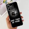 For Realme Note 50 RMX3834 Fashion Dragon Metal Style Pattern Case For Realme Note50 Soft Silicone TPU Phone Cases