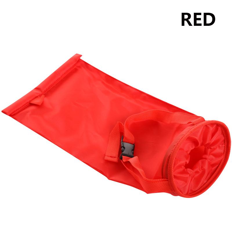 

Портативный автомобильный мешок для мусора на спинку сиденья, автоматический держатель для мусора и пыли, чехол для подвешивания туалетного лотка, ткань Оксфорд, мусорная корзина, контейнер для хранения красный