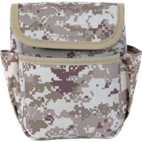

TRUSCO Digital Desert Camouflage Waist Pouch with 2-Tier Lid and Carabiner TCM-W22