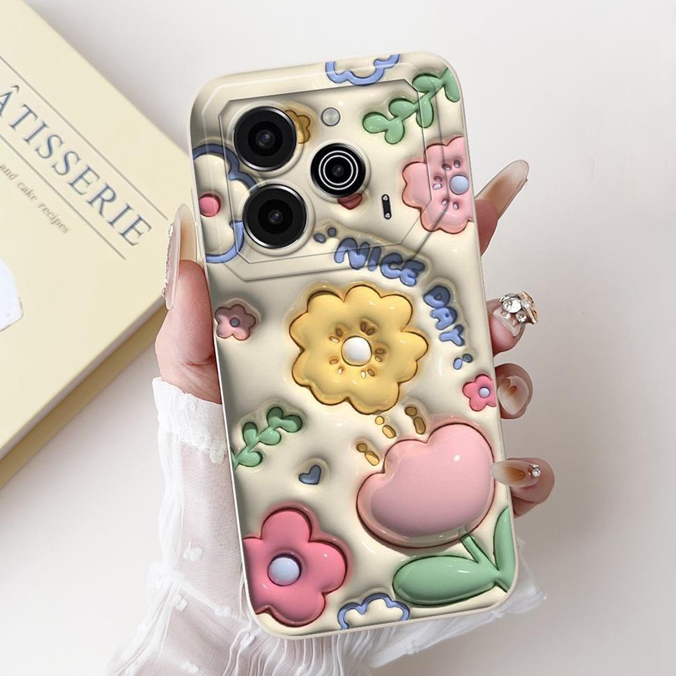 Phone Shell For Tecno Pova 6 Pro 5G Case LI9 Cute Animals Cases Soft Silicone TPU For Pova 6 Pova6 Pro Protector Cover 6.78"