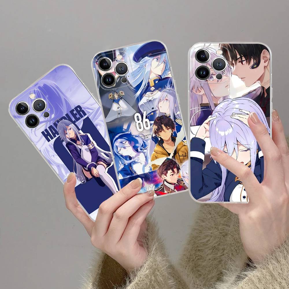 Anime 86 Eighty Six Phone Case For IPhone 16 15 14 11 12 13 Mini Pro XS Max Cover 6 7 8 Plus X Funda Shell