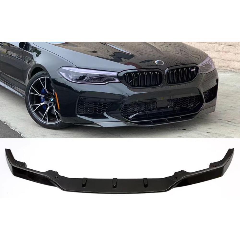 Передний сплиттер в спортивном стиле для BMW M5 F90 2018-2020 Gloss Black