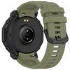 Sweatproof Sport Silicone Straps Multiple Hole Adjustable Universal Fit Flexible Soft Silicone Watch Band for Smartwatches