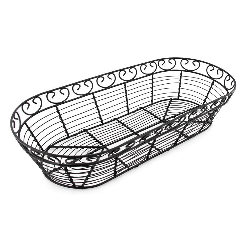 Wrought Iron Multi-Use Basket for Bread, Vegetables, Fruits & Miscellaneous Items