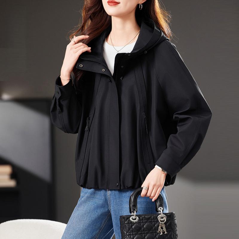 Short Coat Women's Casual Jacket Spring and Autumn New Popular Fashion High-end Trench Coat