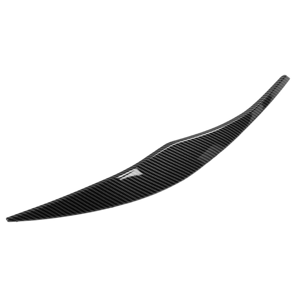 2 szt. Pokrywa Brwi Reflektora Przedniego Zewnętrzna Listwa Dekoracyjna Samochodu Zamiennik dla Serii 3 E90 E91 Sedan 2005‑2012