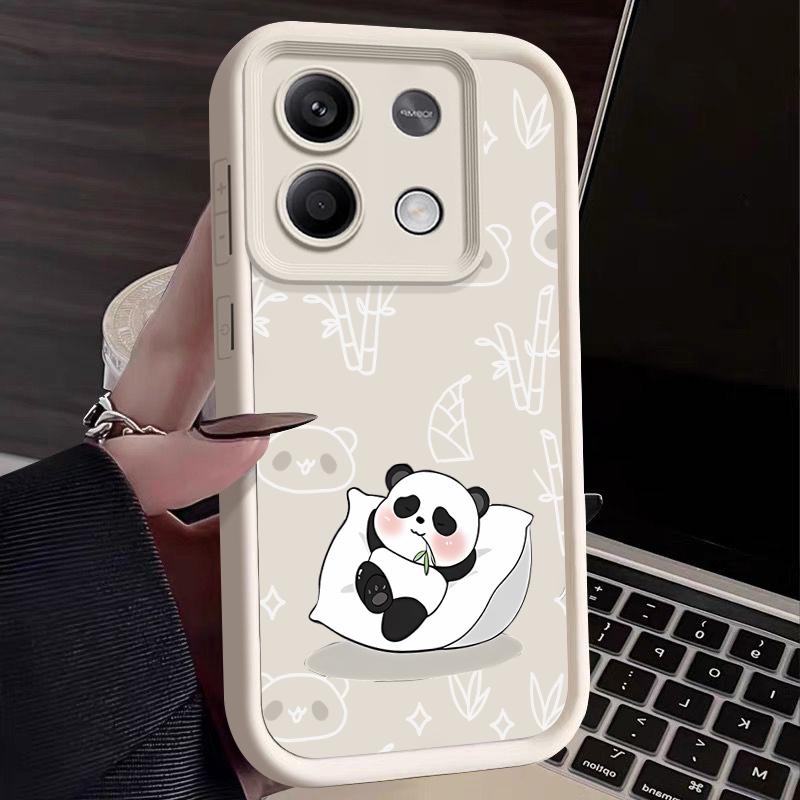 

Для Xiaomi Poco F6 X6 X5 13t 11t Redmi Note 13 12 11 Pro противоударный силиконовый мягкий защитный чехол с рисунком панды Redmi Note 13 Pro 4G