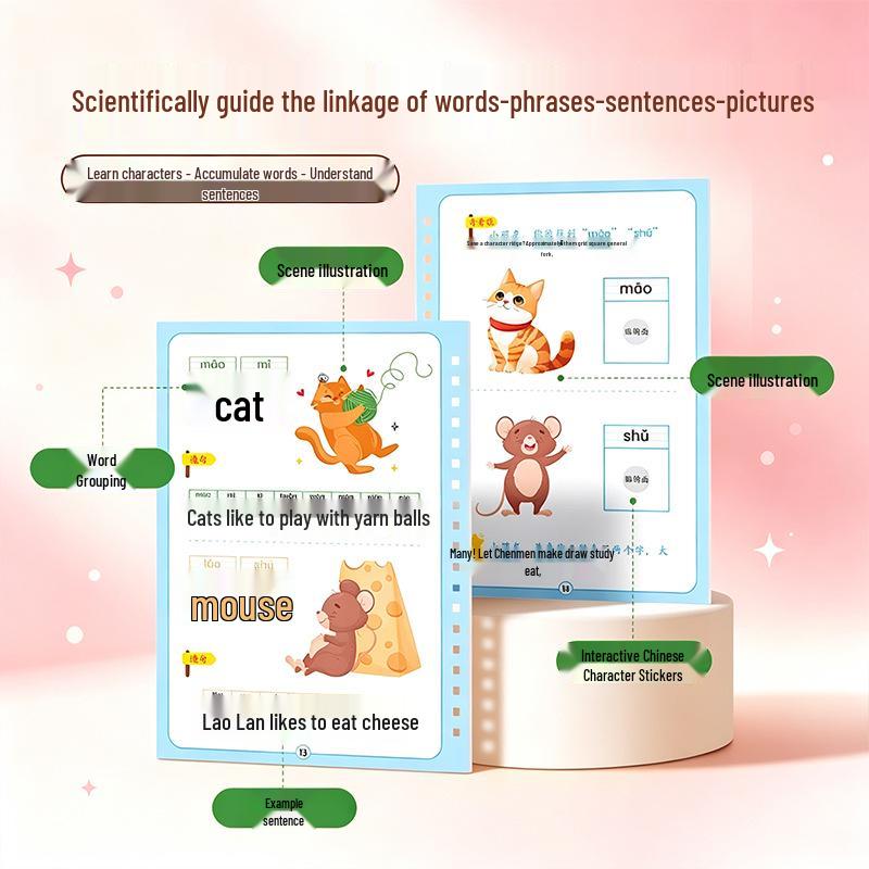 Early Education Quiet Book & Baby Literacy Cards - Children's Educational Toy