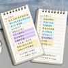 1pc Simple Undated Planner Notebook A6 Portable Daily To-Do List Self-Discipline Checkbook Time Management