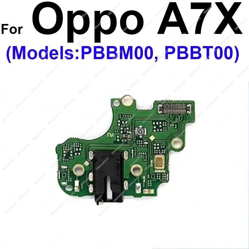 

Разъем для наушников, гибкая плата порта для наушников для OPPO A96 A91 A83 A79 A77 A75 A73 A59 A57 A7 A3 A1 AX7 A7X, разъем для микрофона A7x