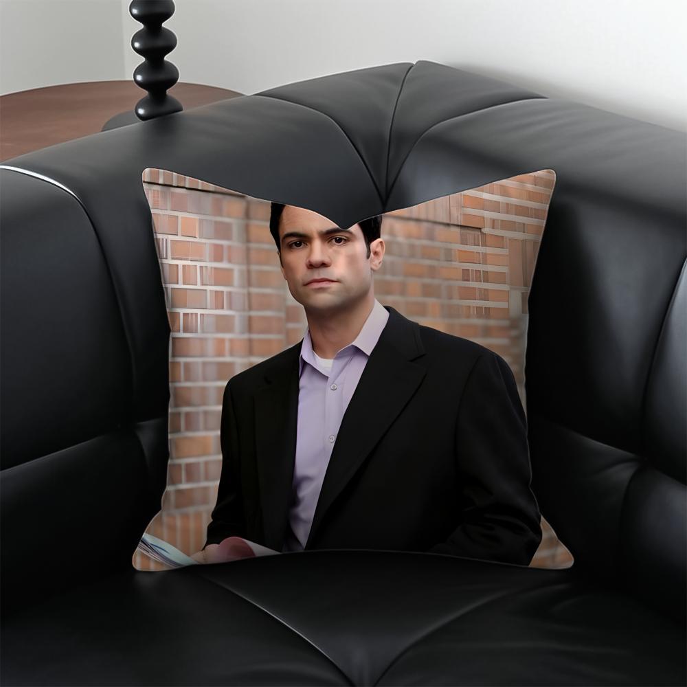 N-Nick Amaro Pillow Law & Order Character Cushion Cover Pillow Case Anti-Dustmite Invisible Zipper Silky Plush Cushion