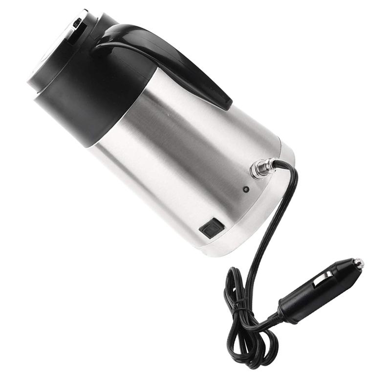 24V/12V Travel Electric Kettle for Car/Truck Portable Electric Car Travel Thermos