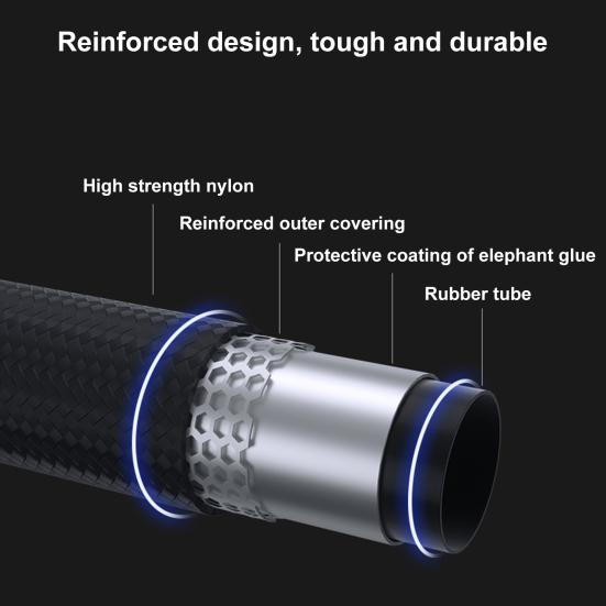 Car Air Pump Strong Power 30s Quickly Pumping Plastic Pointer/Digital Pressure Inflator