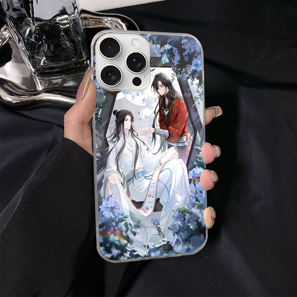 Heaven Officials Blessing Phone Case For IPhone 11 12 13 14 15 16 17 Plus Pro Max Satin Laser Glossy Cover