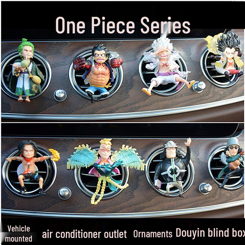 One Piece Luffy Car Dashboard Figure Air Vent Perfume Gift Box