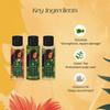 Ashpveda Champa Gift Box | Green Tea & Gotukola Hair Care Kit - Hair Wash, Conditioner & Virgin Coconut Oil - Travel Size Pack