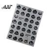 5D Embossed Nail Decals Halloween Art Stickers, Skull Pumpkin Ghost Stickers Decals, Waterproof Self Adhesive Manicure Decoration Holiday Theme