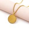 New Yubao Dharani Pendant, Lucky Necklace, Buddha Pendant, Transport Amulet, Double-sided Round Card