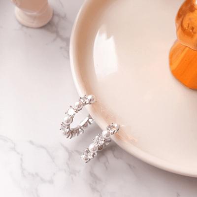 926 Silber Ohrringe Tägliche Kette Heißer Kubischer Ring