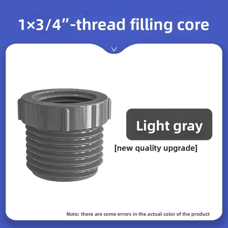 1 PZ 1/2" 3/4" 1" Filettatura Maschio Femmina Riduttore PVC Raccordo Connettore Tubo Acqua Giardino Adattatore Irrigazione Giardino Boccola Connettore