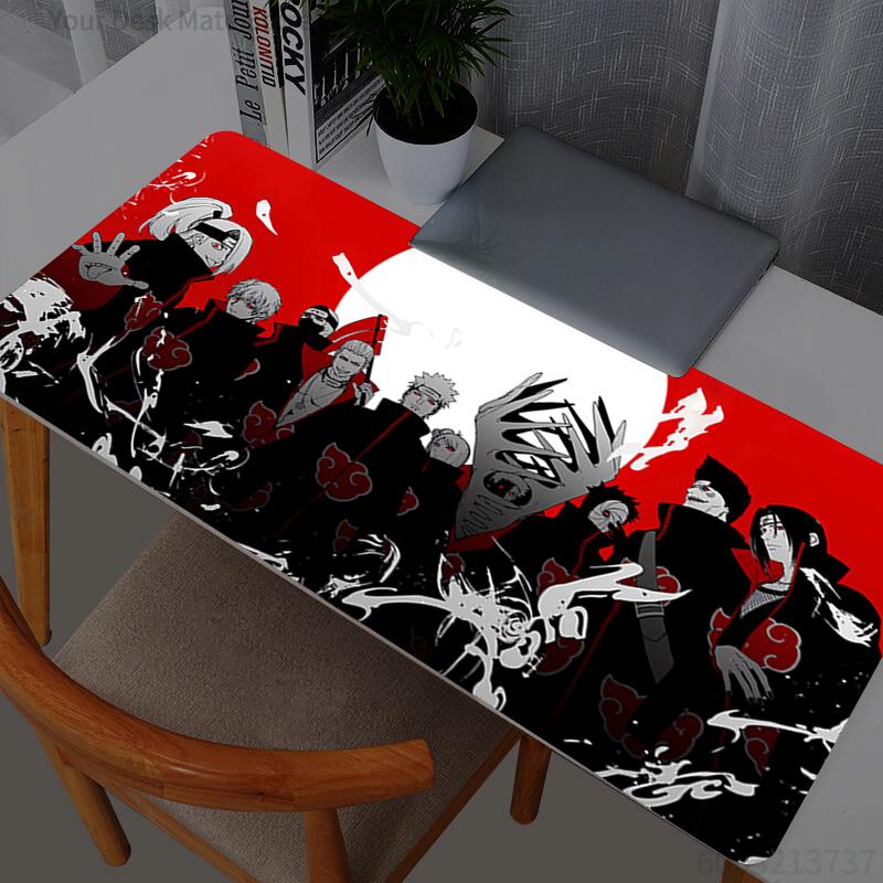 Mouse Pads Naruto Aakatsuki Mouse Pad Gaming Accessories Computer Keyboard Gamer Designed Specifically e-sports Games Mousepad