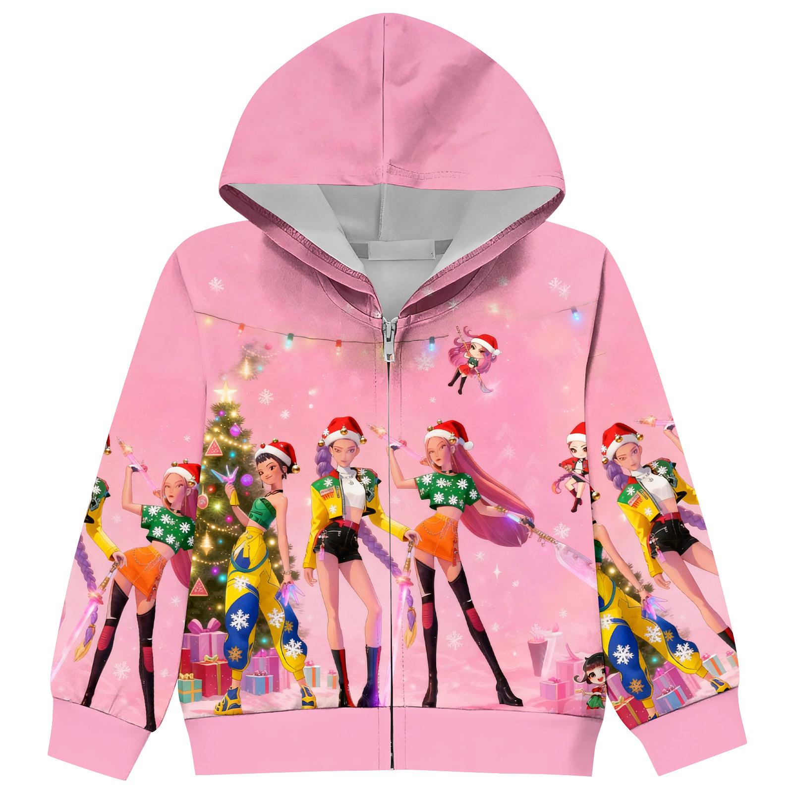 

Детское худи пуловер свободного кроя с длинными рукавами, кулиской и однотонной расцветкой 150 розовый