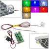 Flash Lamp City Street Light Lightsaber Spotlight Candle Lamp Bricks DIY 0.8mm Pin 1x1 1x4 1x2 LED Remote Control Building Block
