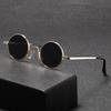 Retro Vintage Round Sunglasses Men Brand Designer Sun Glasses Women Stylish Alloy Metal Frame Ocean Lens Eyewear Driving UV400