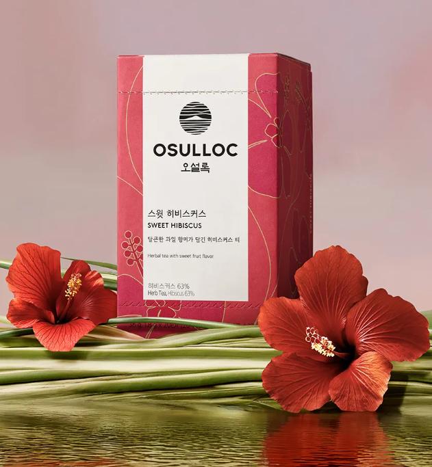 Osulloc Kräuter- & Schwarzteebeutel-Set – 3 Mischungen, 60 Teebeutel