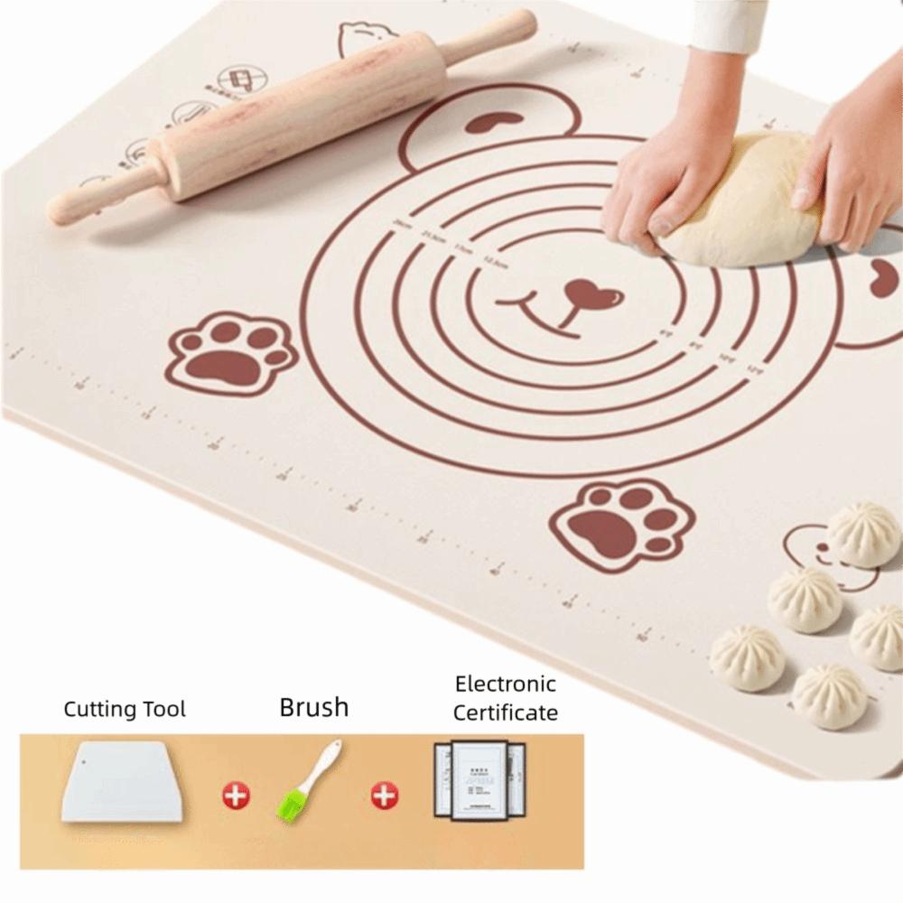 Non-Slip Kneading Dough Mat Reusable Pizza Dough Mat High Quality Silicone Baking Mat Kitchen Use