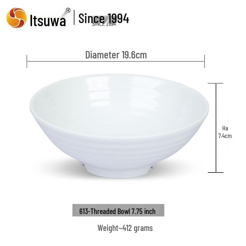 WUHE A5 Food-Grade Melamine Noodle Bowl Set