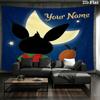 Bing Custom Name Wall Tapestry Aesthetic Wall Hanging Printed Fabric Blanket Decorative Tapestries for Bedroom Living Room Home Decor