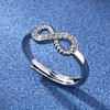 1 Pc Silvery Color Summer Beach Toe Ring Love Endless Adjustable Toe Ring for Women Foot Ring Female Bohemian Beach Jewelry