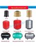 Vas de expansiune sub presiune: Pompă de apă autoamorsantă verticală/orizontală cu capacitate de aer de amplificare de 1L/2L/8L/24L/100L