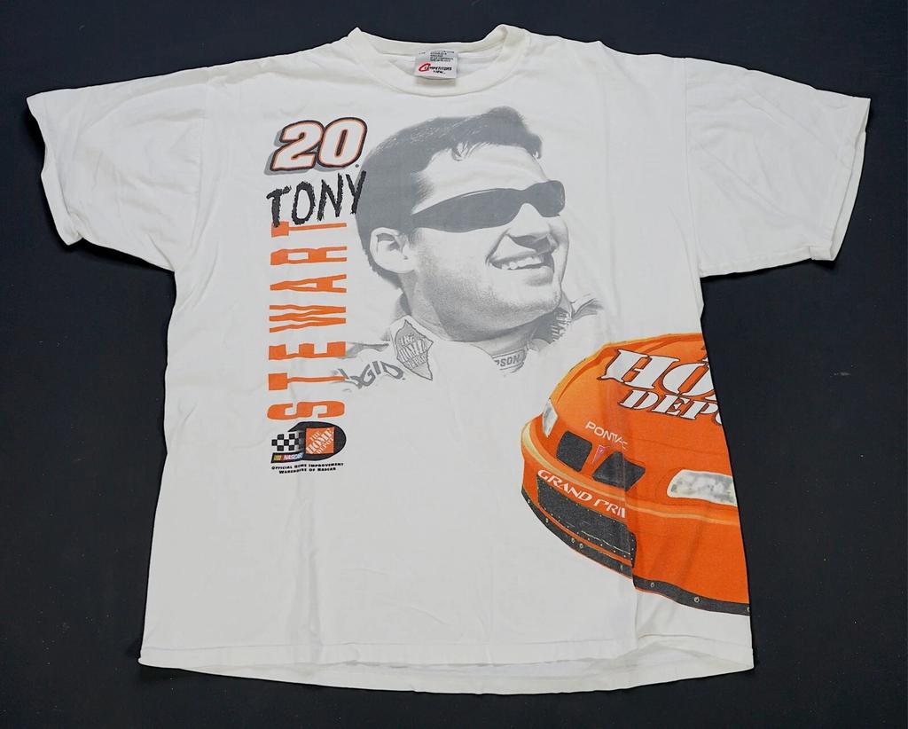 Rare Vintage COMPETITORS VIEW Tony Stewart 2000 NASCAR Racing T Shirt 2000s 2XL