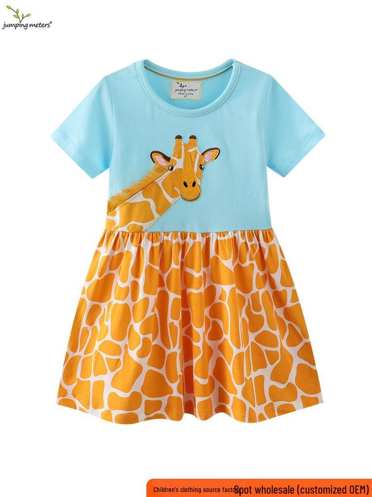 Summer 2026 New Arrival British Style Short Sleeve Girls' Dresses