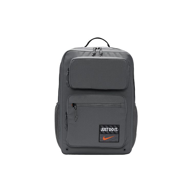 Nike Utility Speed Series Large Capacity Training Sports Zipper Backpack Unisex Backpack Smoke-Gray DQ5183-084 Smoke Gray