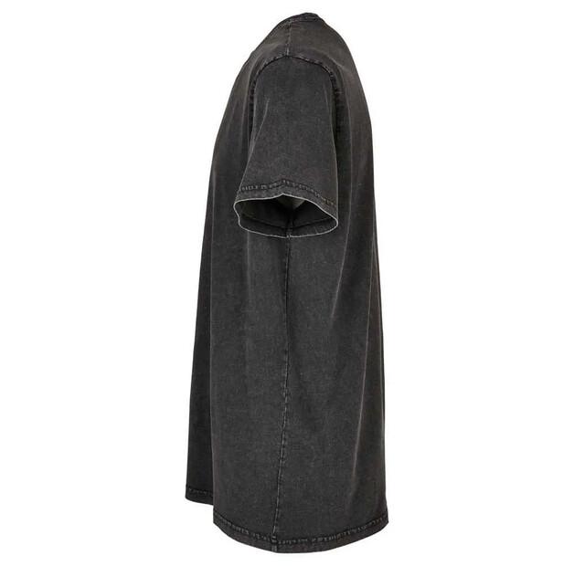 Build Your Brand Kurzarm-T-Shirt Acid Washed