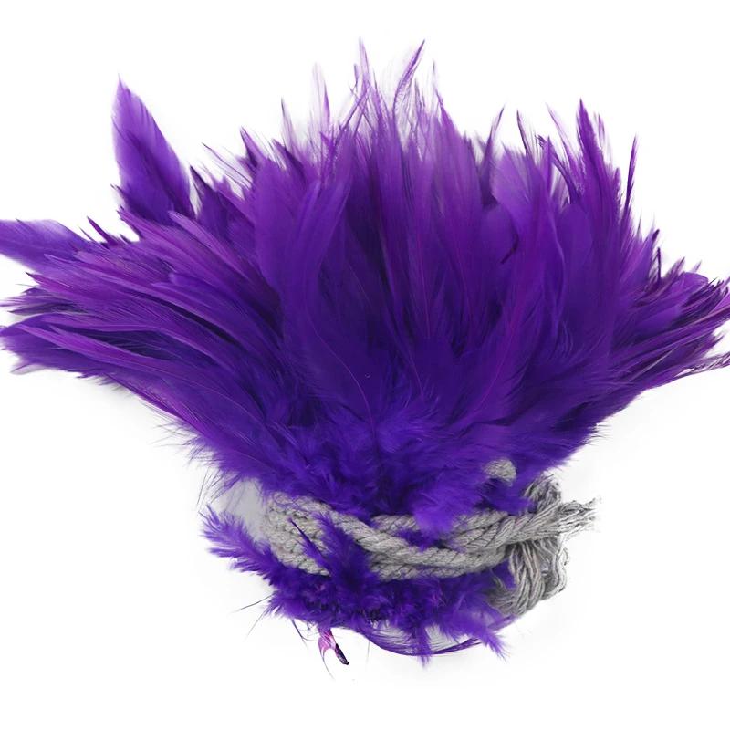 1 Roll Natural Pheasant Feathers for Crafts Jewelry Needlework Decoration Fly Tying Materials Chicken DIY Handicraft Accessories