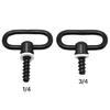 2Pcs Tactically Strap Buckle Strap Hoop Shoulder Buckle Flat Hoop Screw
