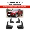 4PCS Car Mud flaps Splash Guards Mudguards Car Mud Flaps Compatible with BMW X6 E71 2008 2009 2010 2011 2012 2013 2014