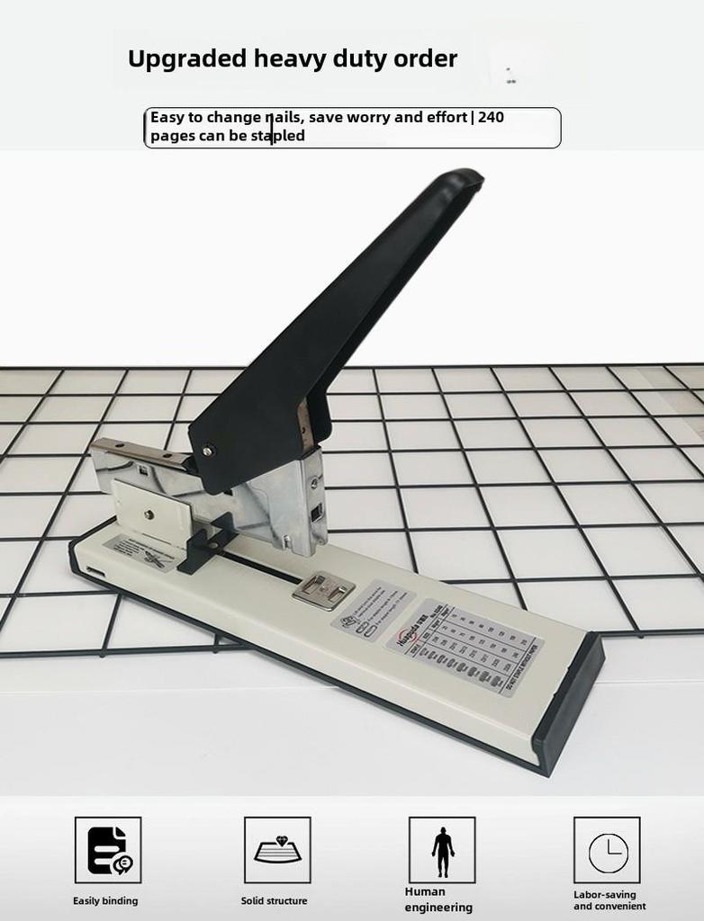 Huapuda 240 Heavy-Duty Extra Large Stapler for Students and Leather Projects