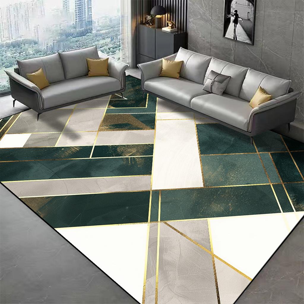 Modern Simple Living Room Rugs Non-slip Household Mat Washable Bedroom Decor Bedside Carpet Large Size Floor Mats 160x200cm