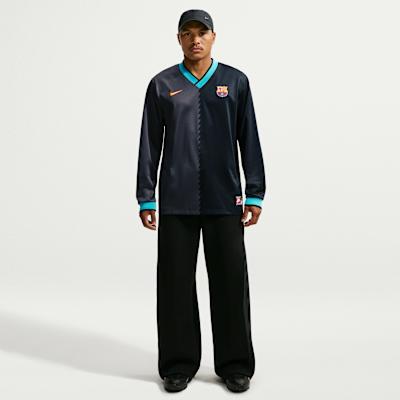 Men's Nike Dri-FIT Soccer Jerseys Men's Black/Charcoal Gray/Gray Green/University Gold