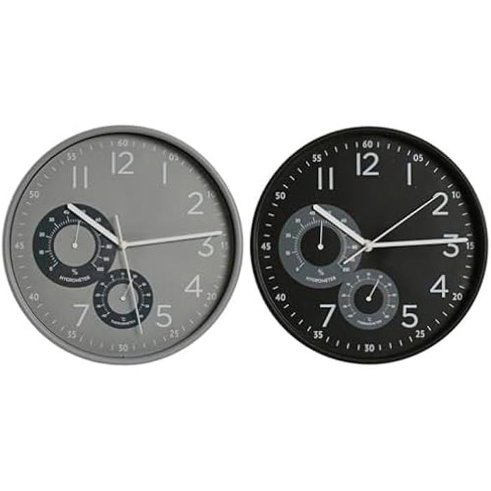 Horloge Murale - HOME ESPRIT - Multicolore - 30 cm - PVC - Design Contemporain
