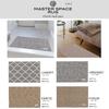 Senko KINETIC Entrance Interior 50 X 75 Made In Compatible with Underfloor 69358 Mat, Mat, Approx. Cm, Mocha, Greece, Modern, Thin, Washable, Heating,