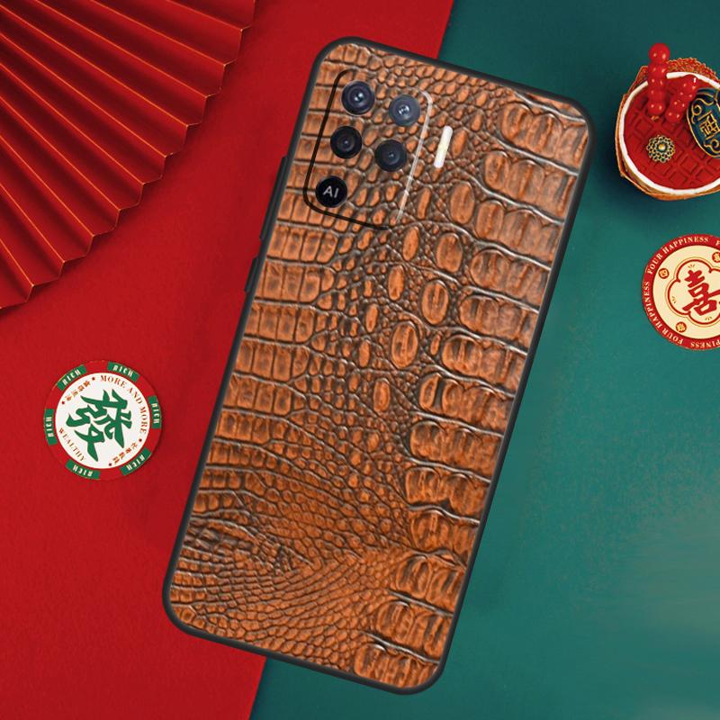 

Crocodile Pattern Print Case For Oppo A78 A98 A58 A38 A18 A54 A74 A94 A80 A60 A40 A96 A76 A16 A15 A17 A57 A5 A6 Pro OPPO A76