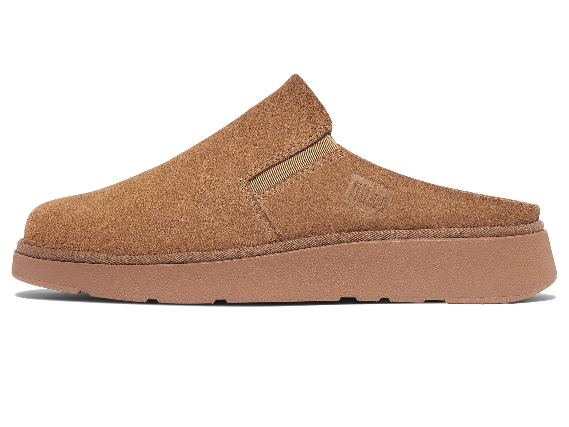 

Туфли-мюли из эластичной замши Clog Desert Tan cm [Fitflop] GEN-FF женские 23.0