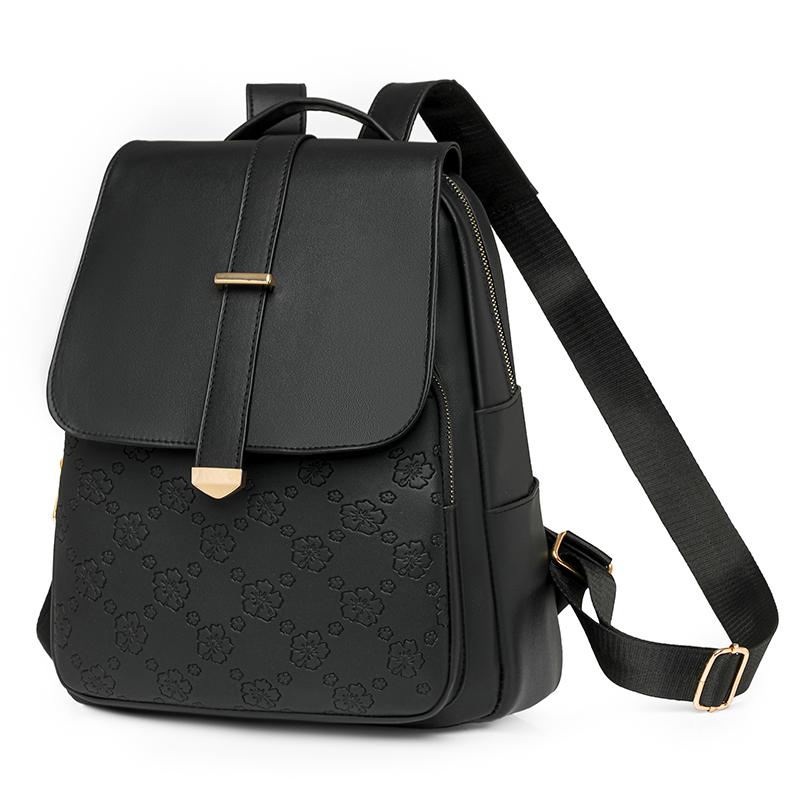 PU Damen Rucksack Studenten Schultasche Reise Rucksack