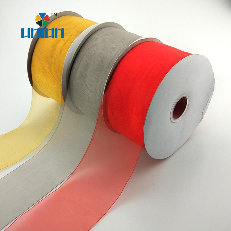 Beatiful 75mm 3 Inches Sheer Organza Ribbon